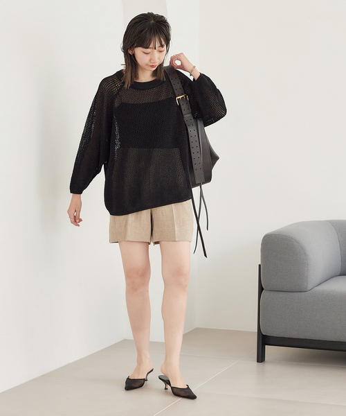 plageプラージュ＊SHEER C/Nニット＊新品未使用 sheer skipper ニット（ニット／セーター）｜Plage（プラージュ