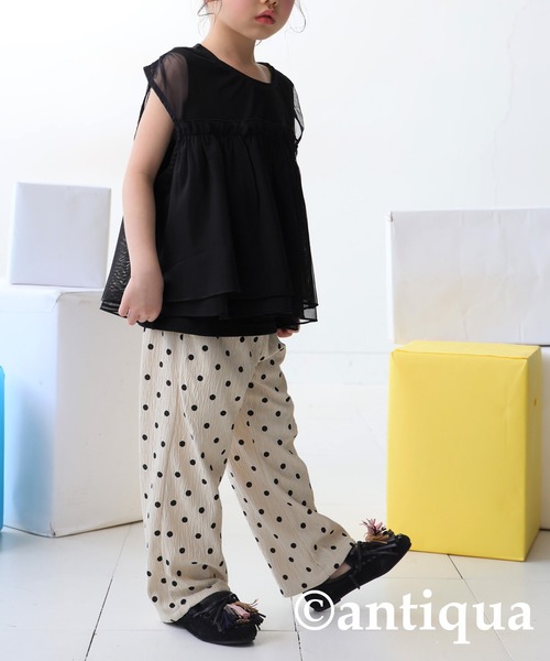antiqua（アンティカ）の「シアートップス（その他トップス・キッズ・ブラック・FREE）」の7枚目の写真