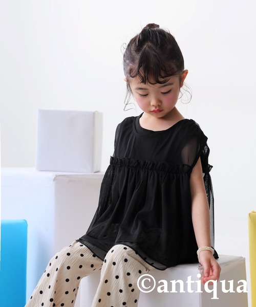 antiqua（アンティカ）の「シアートップス（その他トップス・キッズ・ブラック・FREE）」の15枚目の写真