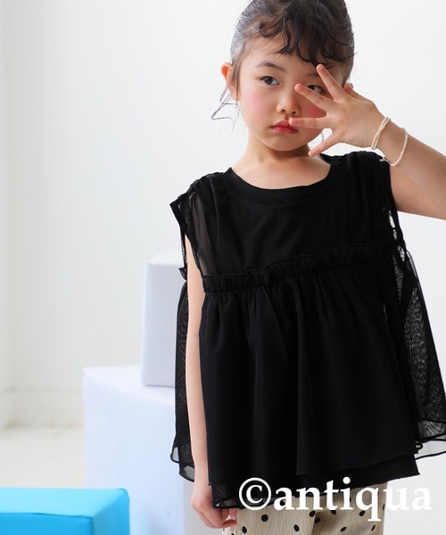antiqua（アンティカ）の「シアートップス（その他トップス・キッズ・ブラック・FREE）」の13枚目の写真