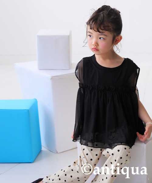 antiqua（アンティカ）の「シアートップス（その他トップス・キッズ・ブラック・FREE）」の18枚目の写真