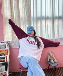 ipugo/イプゴ グラフィック ラグランTシャツ 秋物 秋服 2026年秋冬