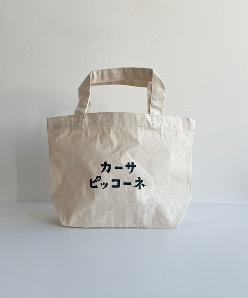 CASA PICONE（カーサピッコーネ）の「キャンバストートバッグ（トートバッグ・レディース・レッド/ブラック/ホワイト/ピンク・FREE）」の9枚目の写真