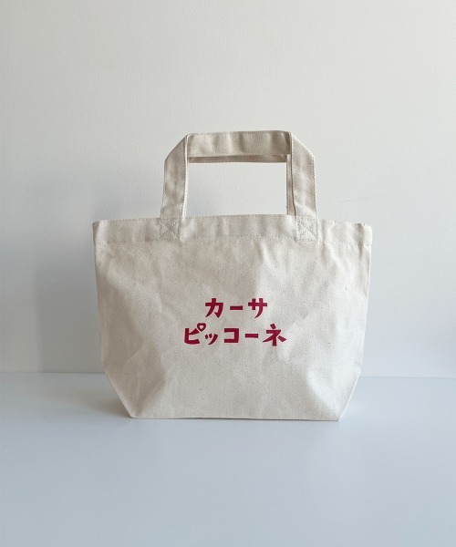 CASA PICONE（カーサピッコーネ）の「キャンバストートバッグ（トートバッグ・レディース・レッド/ブラック/ホワイト/ピンク・FREE）」の16枚目の写真