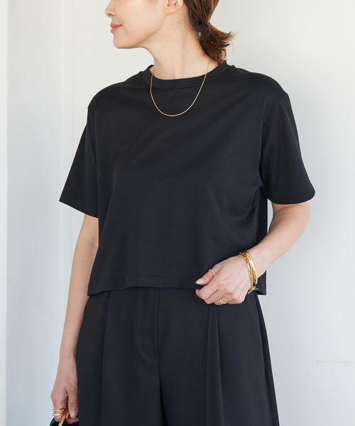 ドゥズィーエムクラス Deuxieme Classe Neo Cropped Tシャツ