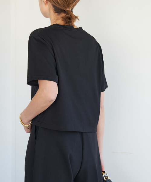 Deuxieme Classe Neo Cropped Tシャツ Deuxieme Classe（ドゥーズィエムクラス）の「Neo Cropped Tシャツ（T