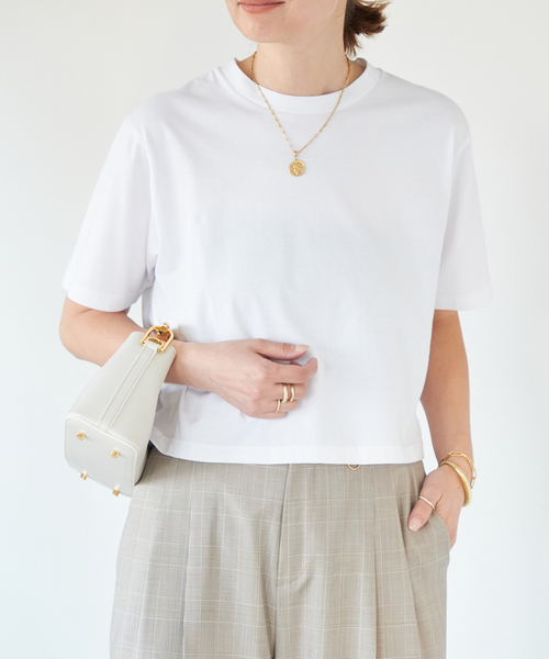 Deuxieme Classe Neo Cropped Tシャツ 追加 Neo Cropped Tシャツ（Tシャツ/カットソー）｜Deuxieme