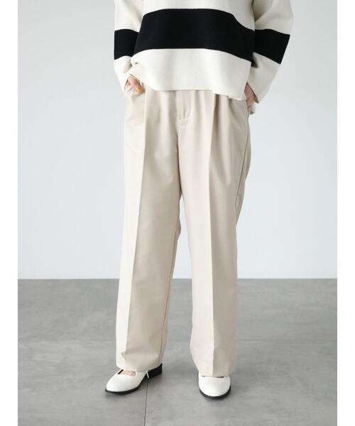 Lugnoncure（ルノンキュール）の「ワイドパンツ(セットアップ可)（その他パンツ・レディース・ベージュ/ネイビー/オフホワイト・F）」の15枚目の写真