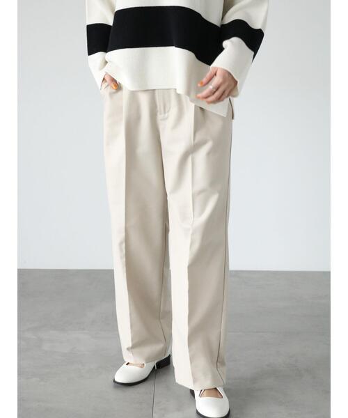 Lugnoncure（ルノンキュール）の「ワイドパンツ(セットアップ可)（その他パンツ・レディース・ベージュ/ネイビー/オフホワイト・F）」の16枚目の写真