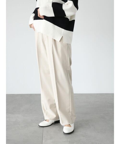 Lugnoncure（ルノンキュール）の「ワイドパンツ(セットアップ可)（その他パンツ・レディース・ベージュ/ネイビー/オフホワイト・F）」の17枚目の写真