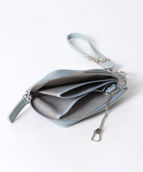 Three Four Time(スリーフォータイム)の「【Finissage】UMBER マルチパスケース(パスケース・レディース・ライム/ブラック/ライトブルー/グレイッシュベージュ・FREE)」の5枚目の写真