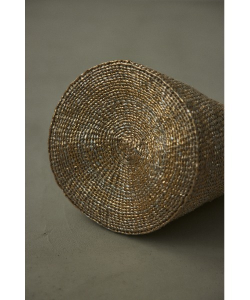 BLACK BY MOUSSY(ブラックバイマウジー)の「plastic sisal bag(プラスチックサイザルバック)(かごバッグ・レディース・シルバー/ゴールド・FREE)」の11枚目の写真