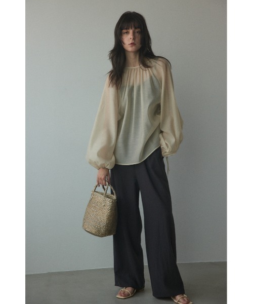 BLACK BY MOUSSY(ブラックバイマウジー)の「plastic sisal bag(プラスチックサイザルバック)(かごバッグ・レディース・シルバー/ゴールド・FREE)」の15枚目の写真