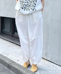 Munich | コットンナイロンタイプライタードローストリングイージーパンツ(その他パンツ)