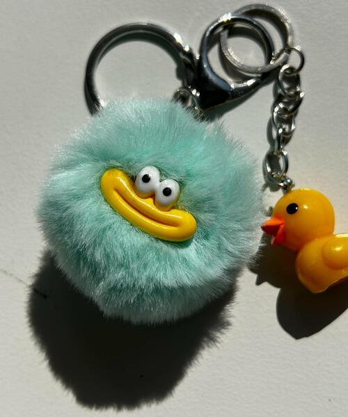 WEGO（ウィゴー）の「WEGO/ミニモンスターぬいキーホルダー（キーホルダー・レディース・ブルー/グレー/グリーン/ピンク/ホワイト・FREE）」の3枚目の写真