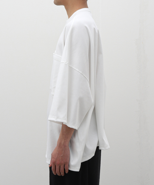 SEEALL(シーオール)の「【SEEALL / シーオール】GULLIVER HANES T-SHIRTS(Tシャツ/カットソー・メンズ・ホワイト/ブラック・2)」の5枚目の写真