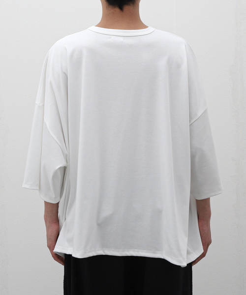 SEEALL(シーオール)の「【SEEALL / シーオール】GULLIVER HANES T-SHIRTS(Tシャツ/カットソー・メンズ・ホワイト/ブラック・2)」の6枚目の写真