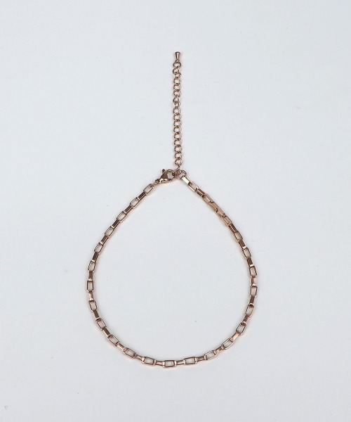 CEMONEMO（セモネモ）の「【金属アレルギー対応】 ベネチアンチェーン アンクレット / サージカルステンレス 316L（アンクレット・レディース・ピンクゴールド/ゴールド/シルバー・FREE）」の9枚目の写真