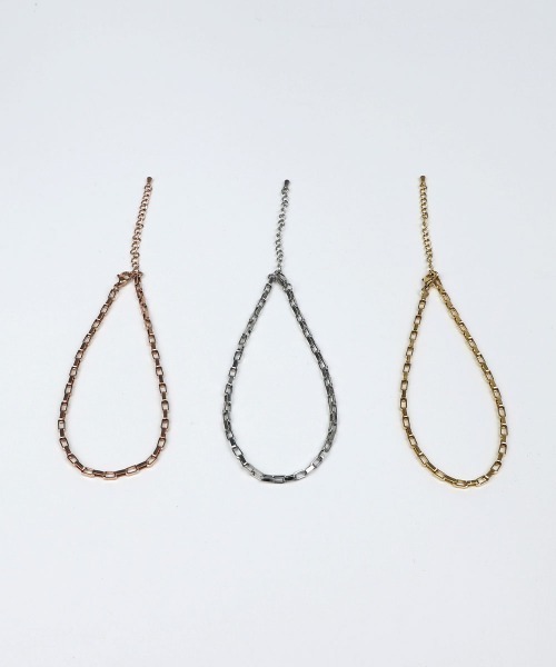 CEMONEMO（セモネモ）の「【金属アレルギー対応】 ベネチアンチェーン アンクレット / サージカルステンレス 316L（アンクレット・レディース・ピンクゴールド/ゴールド/シルバー・FREE）」の13枚目の写真