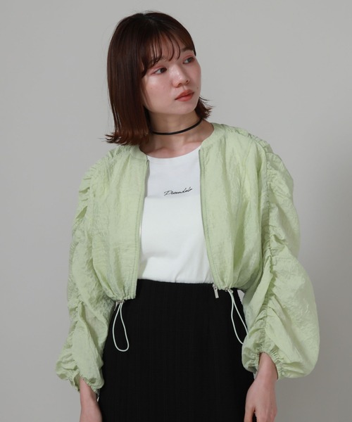 archives（アルシーヴ）の「ロゴ刺繍チビＴ（Tシャツ/カットソー・レディース・オフホワイト/チャコールグレー/ブルー/ブラック・MEDIUM）」の17枚目の写真