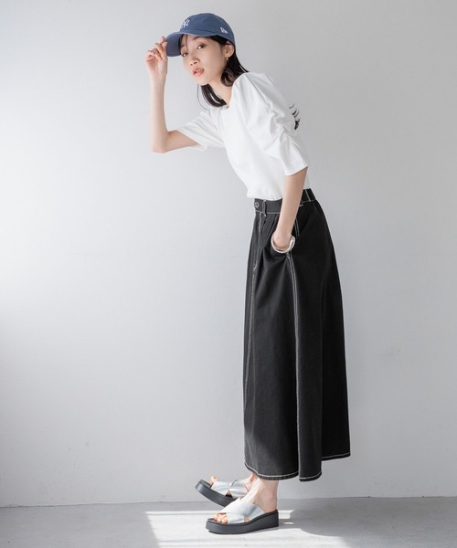 LOWRYS FARM(ローリーズファーム)の「パワショルカットPO5S 111996(Tシャツ/カットソー・レディース・ブラック/その他/グレー/ホワイト/レッド・FREE)」の21枚目の写真