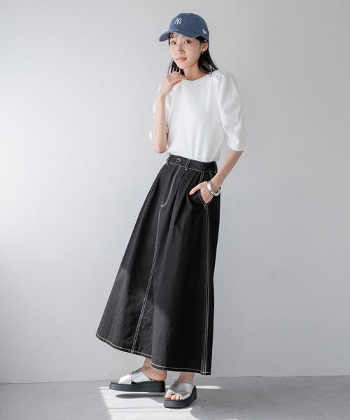 LOWRYS FARM(ローリーズファーム)の「パワショルカットPO5S 111996(Tシャツ/カットソー・レディース・ブラック/その他/グレー/ホワイト/レッド・FREE)」の22枚目の写真