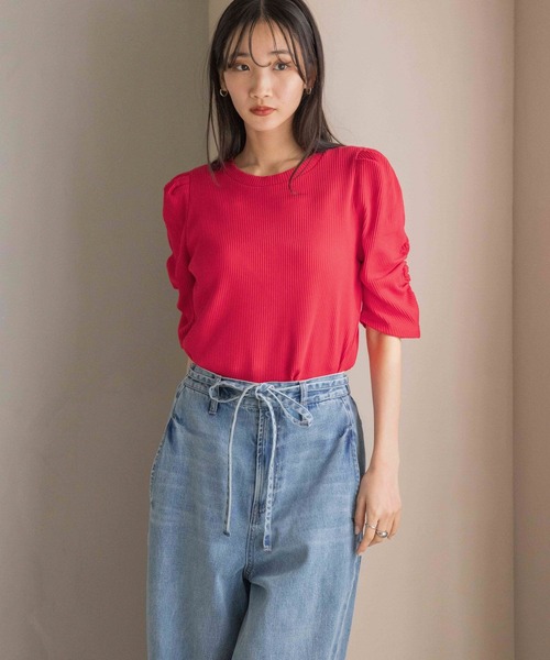 LOWRYS FARM(ローリーズファーム)の「パワショルカットPO5S 111996(Tシャツ/カットソー・レディース・ブラック/その他/グレー/ホワイト/レッド・FREE)」の14枚目の写真