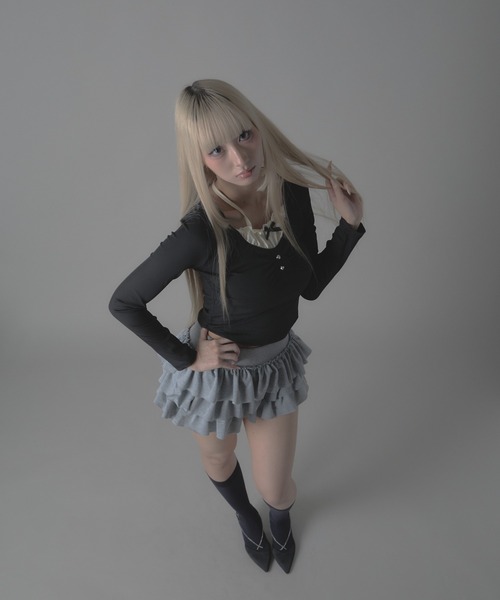 Tiered Frilled Miniskirt /ティアード フリル ミニスカート（スカート