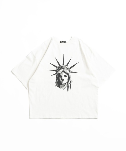 kutir（クティール）の「オーバーサイズアソートTシャツ（Tシャツ/カットソー・メンズ・スミクロ/ネイビー/ホワイト/ホワイト系その他/ホワイト系その他2/ブラック・MEDIUM/LARGE）」の2枚目の写真