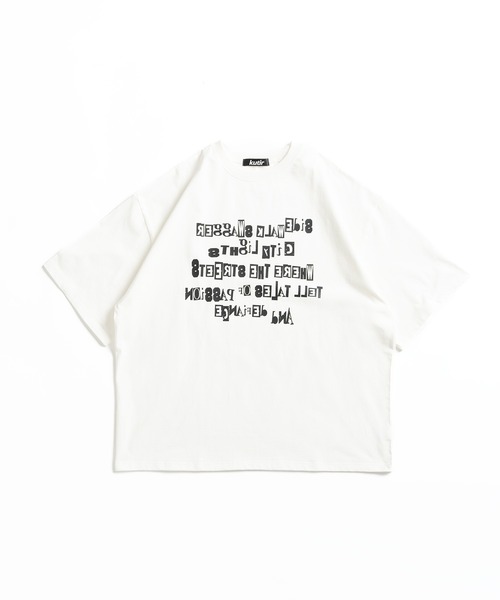kutir（クティール）の「オーバーサイズアソートTシャツ（Tシャツ/カットソー・メンズ・スミクロ/ネイビー/ホワイト/ホワイト系その他/ホワイト系その他2/ブラック・MEDIUM/LARGE）」の4枚目の写真