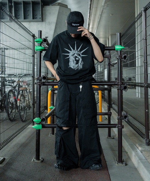 kutir（クティール）の「オーバーサイズアソートTシャツ（Tシャツ/カットソー・メンズ・スミクロ/ネイビー/ホワイト/ホワイト系その他/ホワイト系その他2/ブラック・MEDIUM/LARGE）」の22枚目の写真