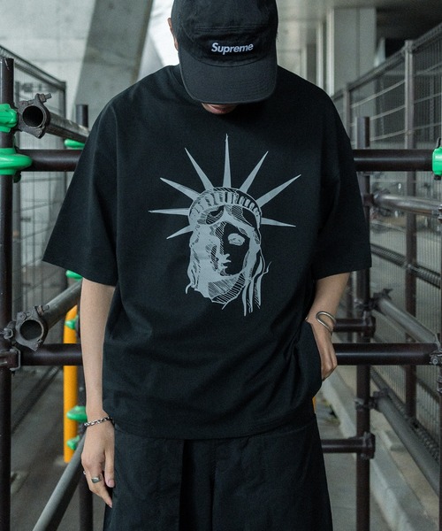kutir（クティール）の「オーバーサイズアソートTシャツ（Tシャツ/カットソー・メンズ・スミクロ/ネイビー/ホワイト/ホワイト系その他/ホワイト系その他2/ブラック・MEDIUM/LARGE）」の18枚目の写真