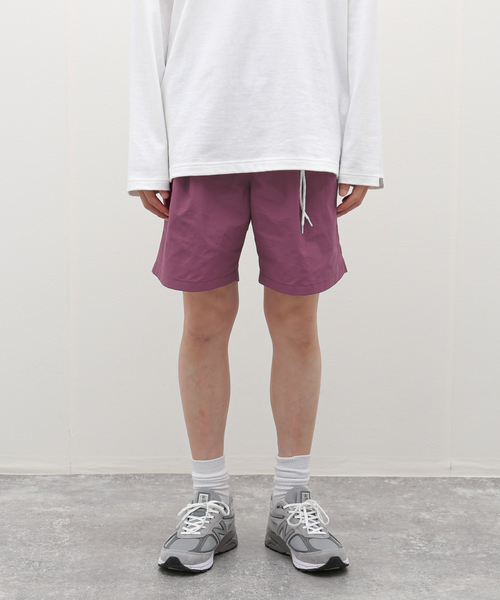 417 EDIFICE（フォーワンセブンエディフィス）の「"迷迭香×417×Begin"VEGETABLE DYE HARVEST SHORTS（その他パンツ・メンズ・ボルドー/ブラック・2/3）」の4枚目の写真