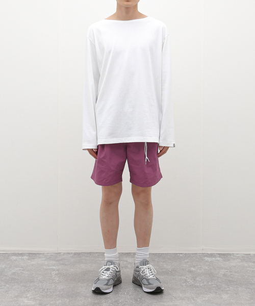 パンツ MUNCH FOODS SHORTS & SHIRT セール】'迷迭香×417×Begin'VEGETABLE DYE HARVEST SHORTS