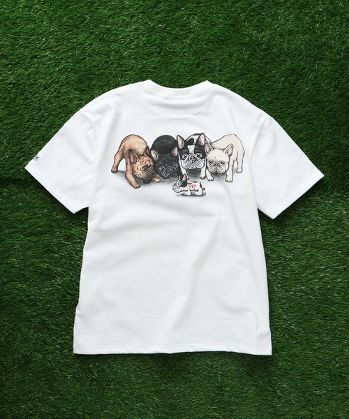 The Endless Summer(エンドレスサマー)の「TES 4BUHI T-SHIRT / Tシャツ(Tシャツ/カットソー・メンズ・サンドベージュ/ピンク/ホワイト/サックスブルー・X-LARGE/LARGE/MEDIUM/SMALL)」の6枚目の写真