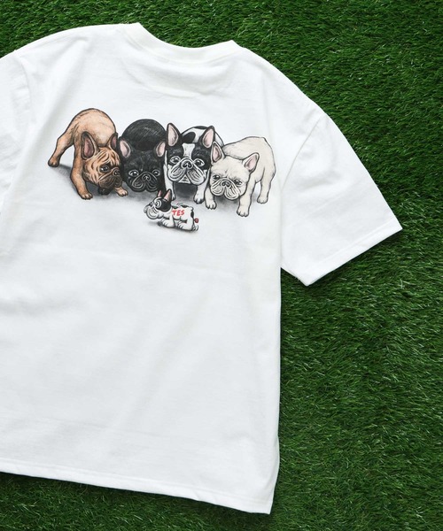 The Endless Summer(エンドレスサマー)の「TES 4BUHI T-SHIRT / Tシャツ(Tシャツ/カットソー・メンズ・サンドベージュ/ピンク/ホワイト/サックスブルー・X-LARGE/LARGE/MEDIUM/SMALL)」の7枚目の写真