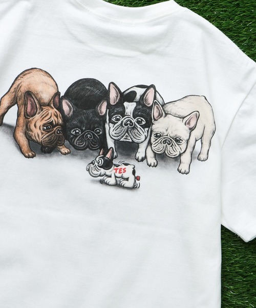 The Endless Summer(エンドレスサマー)の「TES 4BUHI T-SHIRT / Tシャツ(Tシャツ/カットソー・メンズ・サンドベージュ/ピンク/ホワイト/サックスブルー・X-LARGE/LARGE/MEDIUM/SMALL)」の9枚目の写真