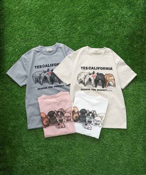 The Endless Summer(エンドレスサマー)の「TES 4BUHI T-SHIRT / Tシャツ(Tシャツ/カットソー・メンズ・サンドベージュ/ピンク/ホワイト/サックスブルー・X-LARGE/LARGE/MEDIUM/SMALL)」の19枚目の写真