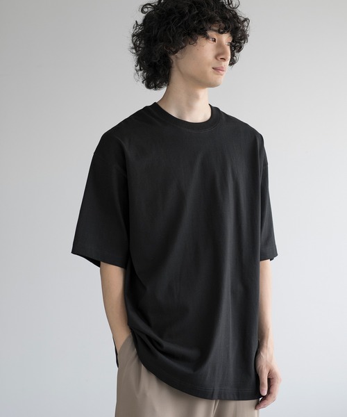 aimoha(アイモハ)の「aimoha men QUALITY COTTON SEAMLESS CONSTRUCTION TEE(Tシャツ/カットソー・メンズ・ブラック/ダークグレー/ネイビー/ホワイト/ライトグレー/キャメル・MEDIUM/LARGE/X-LARGE/XX-LARGE/XXX-LARGE)」の3枚目の写真