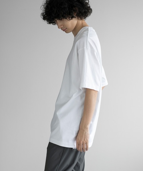 aimoha(アイモハ)の「aimoha men QUALITY COTTON SEAMLESS CONSTRUCTION TEE(Tシャツ/カットソー・メンズ・ブラック/ダークグレー/ネイビー/ホワイト/ライトグレー/キャメル・MEDIUM/LARGE/X-LARGE/XX-LARGE/XXX-LARGE)」の14枚目の写真