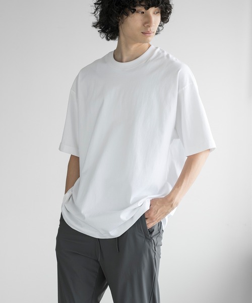 aimoha(アイモハ)の「aimoha men QUALITY COTTON SEAMLESS CONSTRUCTION TEE(Tシャツ/カットソー・メンズ・ブラック/ダークグレー/ネイビー/ホワイト/ライトグレー/キャメル・MEDIUM/LARGE/X-LARGE/XX-LARGE/XXX-LARGE)」の16枚目の写真