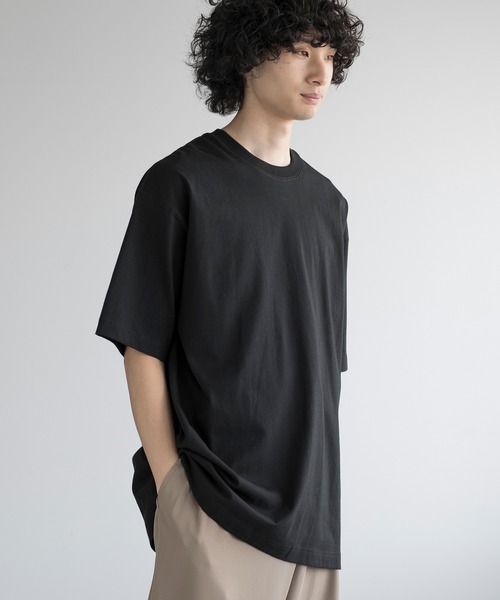 aimoha(アイモハ)の「aimoha men QUALITY COTTON SEAMLESS CONSTRUCTION TEE(Tシャツ/カットソー・メンズ・ブラック/ダークグレー/ネイビー/ホワイト/ライトグレー/キャメル・MEDIUM/LARGE/X-LARGE/XX-LARGE/XXX-LARGE)」の19枚目の写真