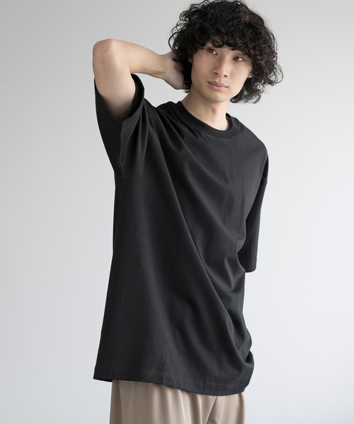 aimoha(アイモハ)の「aimoha men QUALITY COTTON SEAMLESS CONSTRUCTION TEE(Tシャツ/カットソー・メンズ・ブラック/ダークグレー/ネイビー/ホワイト/ライトグレー/キャメル・MEDIUM/LARGE/X-LARGE/XX-LARGE/XXX-LARGE)」の20枚目の写真