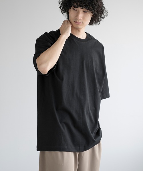 aimoha(アイモハ)の「aimoha men QUALITY COTTON SEAMLESS CONSTRUCTION TEE(Tシャツ/カットソー・メンズ・ブラック/ダークグレー/ネイビー/ホワイト/ライトグレー/キャメル・MEDIUM/LARGE/X-LARGE/XX-LARGE/XXX-LARGE)」の21枚目の写真