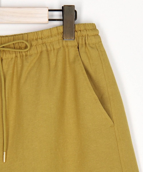 NICOLE white（ニコルホワイト）の「リネン混イージーパンツ（その他パンツ・レディース・ネイビー/ベージュ/グリーン/イエロー・FREE）」の11枚目の写真