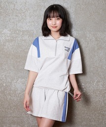 【LTXC】接触冷感ハーフジップSETUP