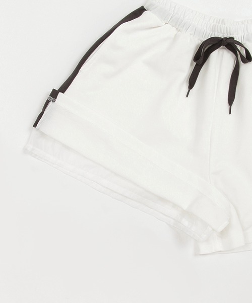 LOVETOXIC（ラブトキシック）の「【LTXC】接触冷感ハーフジップSETUP（ワンピース・キッズ・オフホワイト/ブラック/ホワイト系その他・S/M/L/LL）」の6枚目の写真