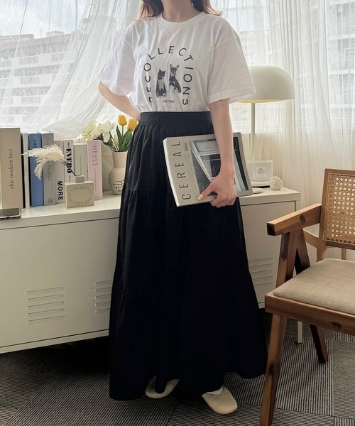 cuorequal（クオレコール）の「アーチロゴ半袖Tシャツ（Tシャツ/カットソー・レディース・ホワイト・LARGE/MEDIUM/SMALL）」の6枚目の写真