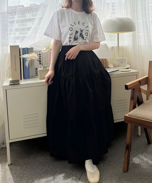 cuorequal（クオレコール）の「アーチロゴ半袖Tシャツ（Tシャツ/カットソー・レディース・ホワイト・LARGE/MEDIUM/SMALL）」の8枚目の写真