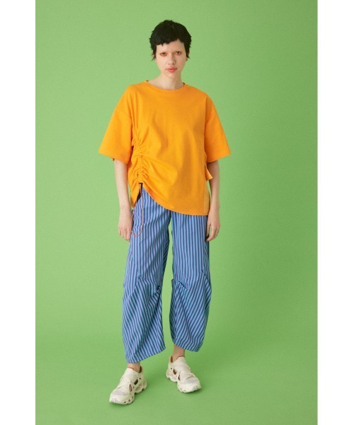 【未使用に近い】ヘリンドットサイ　Double button polo ブラウン セール】Box knit tops ボックスニットトップス（ニット